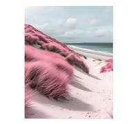 Poster artistico da parete paesaggio surreale sulla spiaggia - Dune...