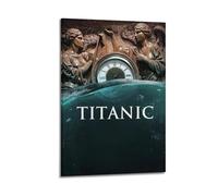 Poster artistico da parete per il film Titanic, poster decorativo su tela, poster decorativo moderno per camera da letto, per camera da letto (30 x 45 cm)