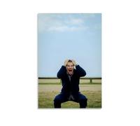 Poster artistico da parete su tela, motivo: film e musica vintage, motivo: The Roses Comedy Drama Cold Realism Magical Black Humor - Poster decorativo per soggiorno e camera da letto, 30 x 45 cm, Unf