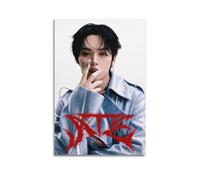 Poster artistico da parete su tela, motivo: Stray Kids, con album Lee Know, poster decorativo moderno per camera da letto, per camera da letto, 30 x 45 cm