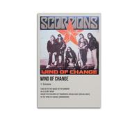 Poster artistico da parete "Wind of Change by Scorpions" per soggiorno, camera da letto, 30 x 45 cm, senza cornice