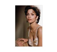 Poster artistico esclusivo con attrice carismatica di Halle Berry, poster su tela, decorazione per camera da letto, ufficio, camera da letto, regalo, 60 x 90 cm