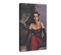 Poster artistico esclusivo con attrice carismatica di Kristin Scott Thomas, poster su tela, decorazione per camera da letto, ufficio, camera da letto, regalo, 30 x 45 cm