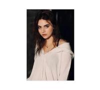 Poster artistico esclusivo con attrice giocosa Emilia Jones, ritratto, 2 poster su tela, decorazione per camera da letto, ufficio, camera da letto, regalo, 50 x 75 cm