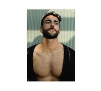 Poster artistico esclusivo con il cantante Marco Mengoni, glamour e glamour, 12 poster su tela, decorazione artistica da parete per soggiorno e camera da letto, 30 x 45 cm