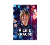 Poster artistico esclusivo con immagine del cantante influente Mickie Krause, decorazione artistica su tela, per camera da letto, ufficio, camera da letto, regalo, 40 x 60 cm