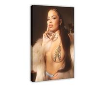 Poster artistico esclusivo con la scritta in inglese "Mr Nina", stampa artistica da parete su tela, decorazione artistica da parete per soggiorno e camera da letto, 60 x 90 cm