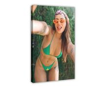 Poster artistico esclusivo con la scritta in lingua inglese "Mr Nina", stampa artistica su tela, per camera da letto, ufficio, camera da letto, regalo, 30 x 45 cm