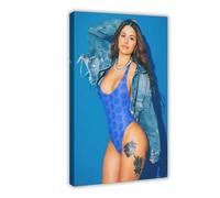 Poster artistico esclusivo con stampa artistica da parete con la scritta in inglese "Mr Nina", stampa artistica da parete per soggiorno, camera da letto, 30 x 45 cm