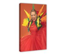 Poster artistico esclusivo di talento dell'attrice Hilary Duff, ritratto su tela, decorazione artistica da parete per soggiorno e camera da letto, 20 x 30 cm