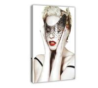 Poster artistico esclusivo e talentuoso della cantante Kylie Minogue, su tela, decorazione artistica da parete per soggiorno e camera da letto, decorazione per camera da letto, 40 x 60 cm