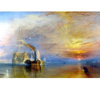 Poster artistico J. M. William Turner - L'ultimo viaggio del Temeraire, 91,5 x 61 cm