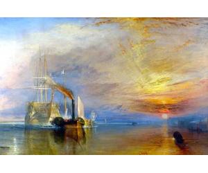 Poster artistico J. M. William Turner - L'ultimo viaggio del Temeraire, 91,5 x 61 cm