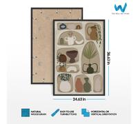 Poster artistico minimalista con mensola Boho - arte da parete in vaso in...