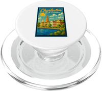 Poster artistico retrò vintage Charleston South Carolina PopSockets PopGrip per MagSafe