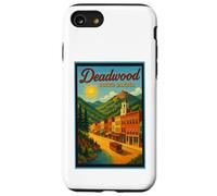 Poster artistico retrò vintage Deadwood South Dakota SD Custodia per iPhone SE (2020) / 7 / 8
