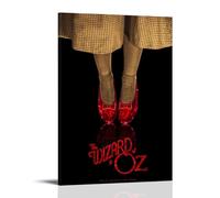 Poster artistico su tela con scritta "Il mago di Oz", decorazione artistica da parete per casa, camera da letto, estetica, pittore, decorazione per soggiorno, decorazione da parete resistente, con