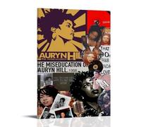 Poster artistico su tela con scritta "The Miseducation of Lauryn Hill", decorazione artistica da parete per casa, camera da letto, estetica, pittore, decorazione per soggiorno, decorazione da parete