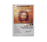 Poster artistico su tela con scritta "The Miseducation of Lauryn Hill", decorazione artistica da parete per casa, camera da letto, estetica, pittore, decorazione per soggiorno, decorazione da parete