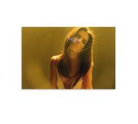 Poster artistico su tela, motivo: famosa attrice Sandra Bullock, 21, decorazione moderna per la casa, 50 x 75 cm