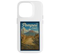 Poster artistico vintage anni '50 città di Pompei in Italia Custodia per iPhone 14 Pro