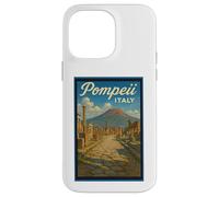 Poster artistico vintage anni '50 città di Pompei in Italia Custodia per iPhone 14 Pro Max