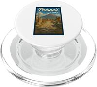 Poster artistico vintage anni '50 città di Pompei in Italia PopSockets PopGrip per MagSafe