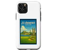 Poster artistico vintage anni '50 di St Andrews City Scotland UK Custodia per iPhone 11 Pro