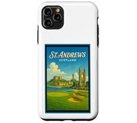 Poster artistico vintage anni '50 di St Andrews City Scotland UK Custodia per iPhone 11 Pro Max