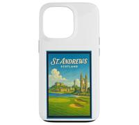 Poster artistico vintage anni '50 di St Andrews City Scotland UK Custodia per iPhone 13 Pro