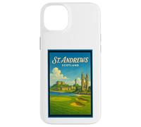 Poster artistico vintage anni '50 di St Andrews City Scotland UK Custodia per iPhone 14 Plus