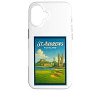 Poster artistico vintage anni '50 di St Andrews City Scotland UK Custodia per iPhone 16