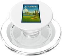 Poster artistico vintage anni '50 di St Andrews City Scotland UK PopSockets PopGrip per MagSafe