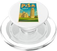 Poster artistico vintage souvenir di viaggio di Pisa Italia PopSockets PopGrip per MagSafe