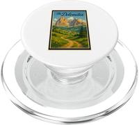 Poster artistico vintage sulle Dolomiti Montagne Italia PopSockets PopGrip per MagSafe