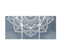 Poster astratti su tela pittura wall art bohemien mandala stampa immagini per soggiorno decorazioni per la casa 23.6 "x31.5" (60x80 cm) 3 pezzi senza cornice
