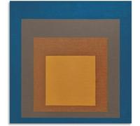 Poster astratto di Josef Albers《Variante VII 》Arte della parete Josef Albers Pittura su tela Stampe di Josef Albers per la decorazione domestica 40x40cmx1 senza cornice