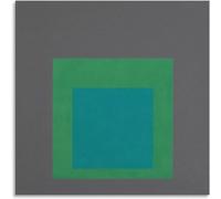 Poster astratto di Josef Albers《Variante VII 》Arte della parete Josef Albers Pittura su tela Stampe di Josef Albers per la decorazione domestica 40x40cmx1 senza cornice