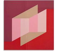 Poster astratto di Josef Albers《Variante VII 》Arte della parete Josef Albers Pittura su tela Stampe di Josef Albers per la decorazione domestica 40x40cmx1 senza cornice
