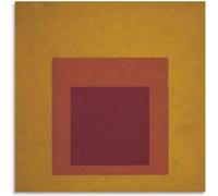 Poster astratto di Josef Albers《Variante VII 》Arte della parete Josef Albers Pittura su tela Stampe di Josef Albers per la decorazione domestica 40x40cmx1 senza cornice