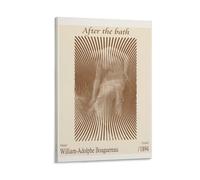 Poster astratto minimalista su tela, motivo: After The Bath 1894, decorazione artistica da parete per ufficio e casa, idea regalo, 40 x 60 cm
