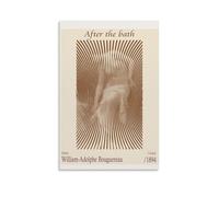 Poster astratto minimalista su tela, motivo: After The Bath 1894, decorazione artistica da parete per ufficio e casa, idea regalo, 40 x 60 cm