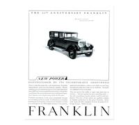 Poster auto d'epoca Wall Art - Classic 25th Anniversary Franklin
