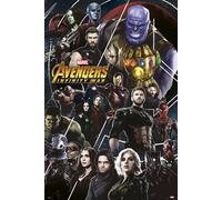 Poster Avengers Infinito Guerra Grande 61x91.5 CM 61x91.4cm Nuovo Marvel Thanos