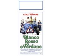 Poster Bianco Rosso e Verdone - Locandina Cinematografica 33x70 cm | Stampa Artistica su Carta Patinata | Carlo Verdone | Arredo Parete o Regalo per Cinefili - SACWEBPHOTO