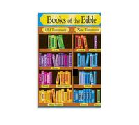 Poster Bible Chart Art, Bible Book Study Chart, poster decorativo da parete, per soggiorno, camera da letto, decorazione moderna per la camera da letto, 60 x 90 cm