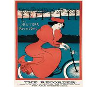 Poster bicicletta New York Recorder - Cycling Wall Art - 12X16/16X20/18X24/24X36