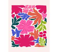 Poster botanico colorato arte da parete popolare moderna floreale -...