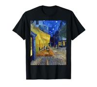 Poster Café Terrace at Night Van Gogh Maglietta