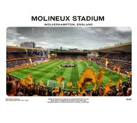 Poster calcio Molineux Stadium Wolverhampton Wolves - 16x12/20x16/24x18/36x24